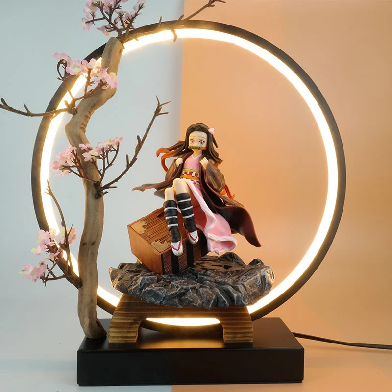 Demon Slayer's: Tanjiro & Nezuko Model With USB Light - Nezuko B (35cm)